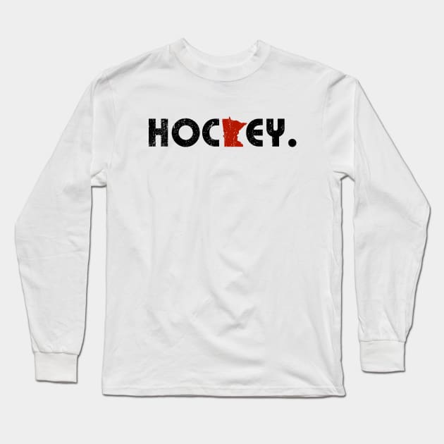 MN HOCKEY IX Long Sleeve T-Shirt by mjheubach